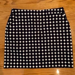 Larry Levine Polka Dot Mini Skirt Size 8